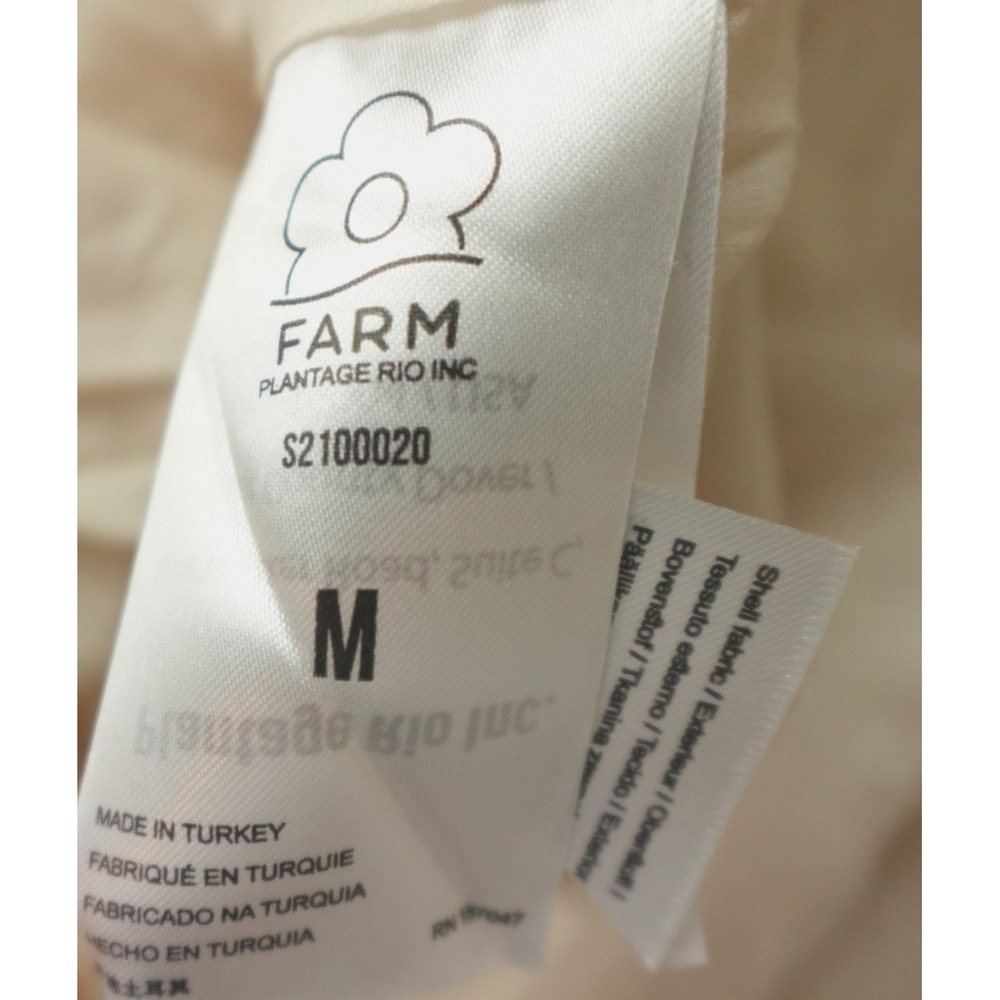 FARM Rio White Romper with Gold Shell Motif - Picture 5 of 16